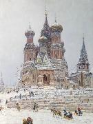 Nikolay Nikanorovich Dubovskoy Church of St. Basil. oil painting artist